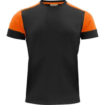Pánské tričko Printer Pánské tričko Prime Barva: Černá - Oranžová, Velikost: XL