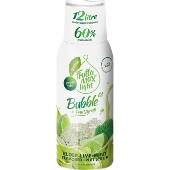 Příprava sody Sirup Fruttamax Limetka Máta Bez Light 500 ml pro výrobník sody Sodastream