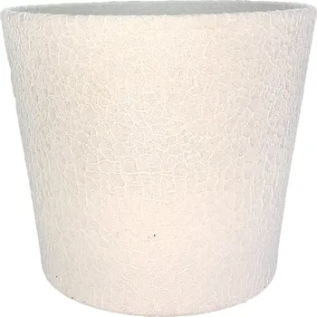 Obal na květináč Obal Calypso lizard pr.14 cm bílý