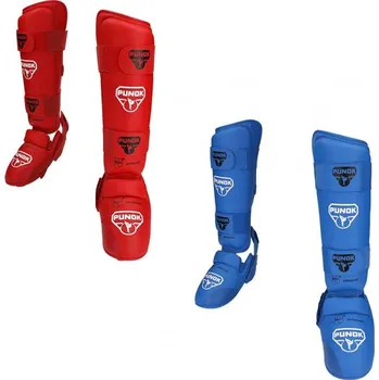 Bojový sport PUNOK chrániče holení a nártů na karate WKF approved Barva: Modrá, Velikost: S