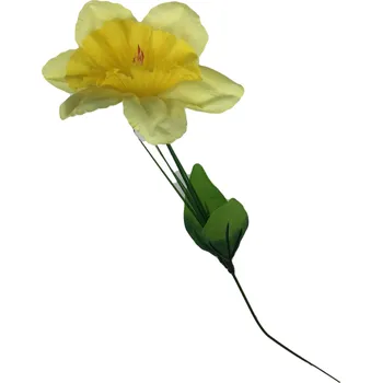umělá květina Narcis 45 cm s trávou Barva: Žlutá