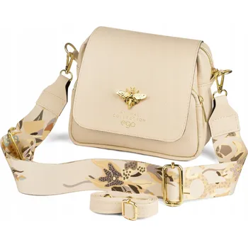 Kabelka EGO kabelka přes rameno eko kůže béžová