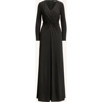 Dámské šaty Lauren Ralph Lauren Dámské Jerseyové Šaty Nadira, černá, 38