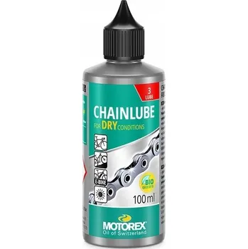 Mazivo MOTOREX Chainlube DRY olej na řetěz pro suché podmínky BIO - 100 ml