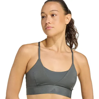 Podprsenka Dámská tréninková sportovní podprsenka ADIDAS-HYG SHN BRALETT LEGIVY/GREY Šedá M