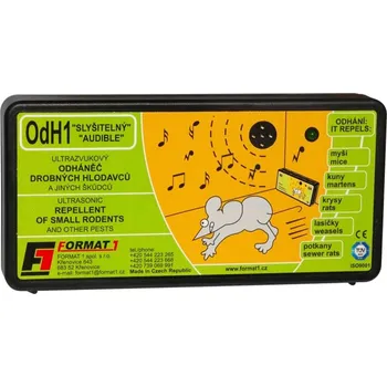 Odpuzovač zvířat Agrofortel OdH1 slyšitelný plašič na myši, odháněč na myši, plašič kun - Baterie