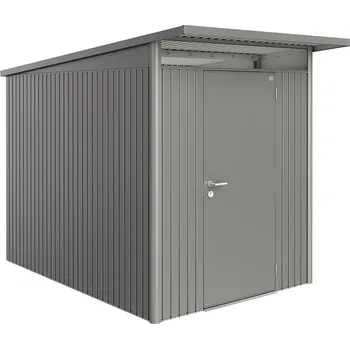 Zahradní domek Domek na nářadí AVANTGARDE A3, šedý křemen, jednokřídlé dveře BH19030