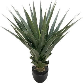 Květináč Agave 82 cm + obal, zelená