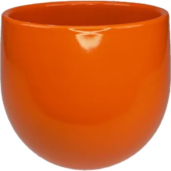 Obal na květináč Obal keramický pr.14 cm mandarin gl.