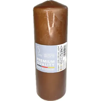 Svíčka Svíčka válec 70/200 hnědá