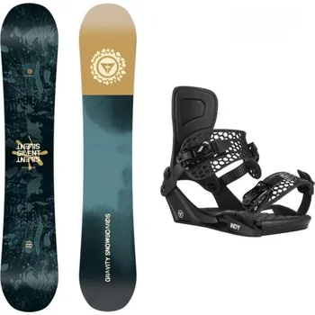 Snowboard Gravity Silent 25/26 pánský snowboard + Gravity Indy black 25/26 snb vázání 160 cm Wide + L (EU 42-45) + DÁREK + Doprava ZDARMA