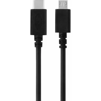 Datový kabel Datový kabel Reverse, USB TYP C na Micro USB, 3A, barva černá, 1,5 metru
