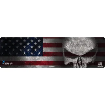 Cerus Gear MAT-BIG-REAP-LIF-FLG-FC - Podložka pro čištění zbraní AMERICAN FLAG W REAPER SKULL FULL COLOR