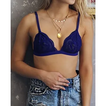 Podprsenka Anemone USA Modrofialová krajková podprsenka Anemone USA