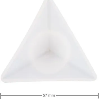 Forma na odlévání Manumi Silikonová forma na odlévání kreativní hmoty pyramida 57x57x67mm