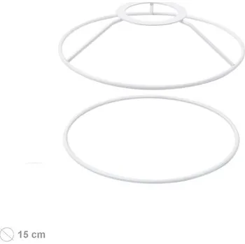 Stínidlo Efco Základ na stínidlo lustru kulatý sada 2 dílů 15cm