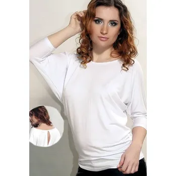 Dámská halenka Halenka Lamia - 3/4 rukáv - bílá - L