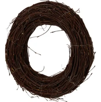 Věnec Ratanový věnec z větví D 30 cm