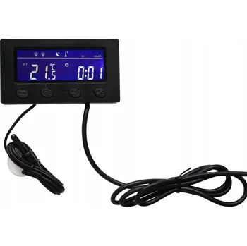 Termostat Ringder TC-131 REGULÁTOR TEPLOTY s ČASOVAČEM 2v1 TERMOSTAT Pro Terárium