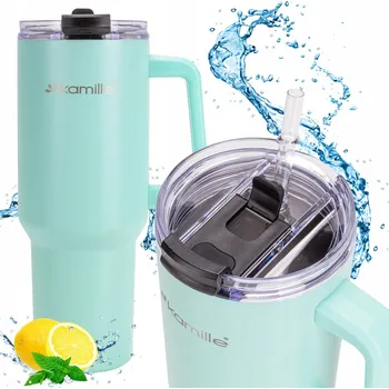 Termohrnek TERMOHRNEK TERMOSKA OCELOVÁ 100% TĚSNÁ objemná lahev na pití KAMILLE 1200 ml