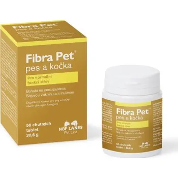 Fibra Pet na zácpu pro psy a kočky 50tbl