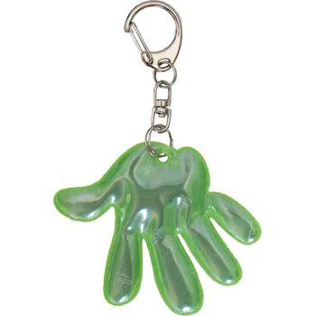 3M reflexní přívěsek zelená ruka - splňuje EN 17353