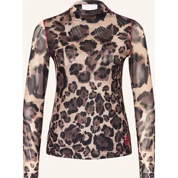 Dámské tričko Sportalm Dámské Tričko S Dlouhým Rukávem Ze Síťoviny, černá /...