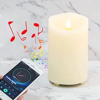 Svíčka Svíčka LED hrající s dálkovým ovladačem