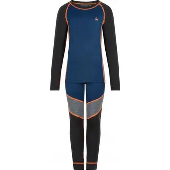 Dětské termoprádlo Color Kids Set dětského funkčního prádla Color Kids Ski Underwear Colorblock blue