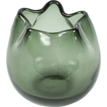 Svícen Skleněný svícen Maci S 10 cm – zelený