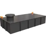 Nádrž na dešťovou vodu KOLOMÄKI Planus 6, černá KL079006-35