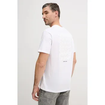 Pánské tričko Bavlněné tričko Michael Kors CF552PXFV4 bílá 00X, vel. XXL