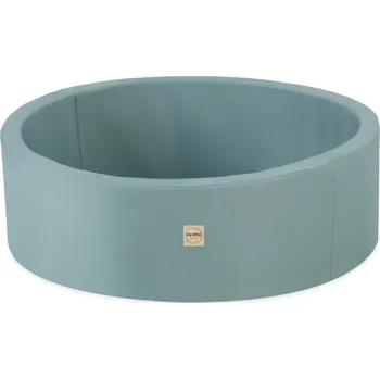 Dětský bazének PLUSH NEST Venkovní suchý bazén kulatý voděodolný Ø 90 × 30 cm zelený