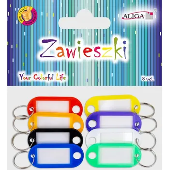 Železářství aliga Přívěšky s cedulkou na klíče 8 ks 493510