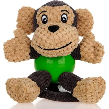Hračka pro psa Reedog monkey ball, pískací hračka pro psy, 17 cm