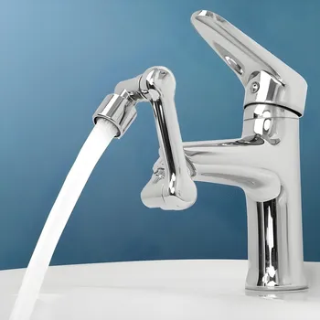 Příslušenství k vodovodní baterii Univerzálny vodovodný otočný nadstavec-Strieborná