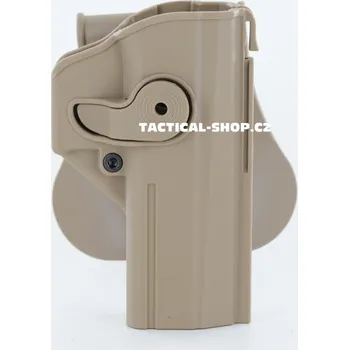 Příslušenství pro sportovní střelbu IMI Defense IMI-Z1450 - IMI Defense pouzdro s pojistkou pro CZ Shadow 2, CZ P-09 pískové