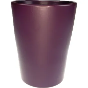 Květináč Obal keramický 14 cm lilkový mat