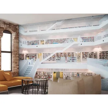Tapeta 1Wall fototapeta Městská knihovna 315x232 cm