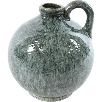 Svícen Keramická modrá váza Elsha M 25 cm