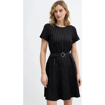 Dámské šaty Šaty Dkny černá barva, mini, DD5K1P70 99X, vel. 40
