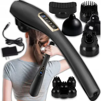 Masážní přístroj Masážní Přístroj Soulima na krk, záda a krk černý 24 W se 6 hlavicemi