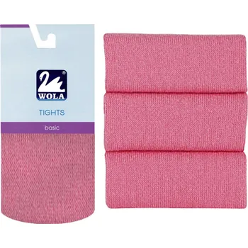 WOLA BAVLNA BAVLNĚNÉ PUNČOCHÁČE 92/98 PINK C6F