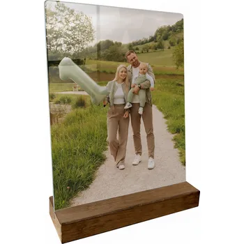 Obraz Fotografie na akrylovém skle se stojanem - A5 na výšku Zvolte variantu: Tmavý stojan