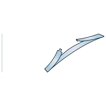 Nábytkové kování Brzda k nasunutí do profilu