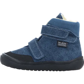 Dívčí obuv Jonap Jerry zima modrá riflovina vlna /new Velikost: 28