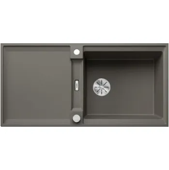 Granitový dřez Blanco ADIRA XL 6 S-F Silgranit šedá vulkán oboustranné provedení s excentrem - 527628