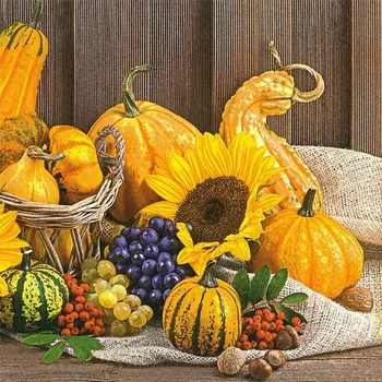 Papírový kapesník Pol-Mak Ubrousky MAKI L (20ks) Autumn Fruits 582641