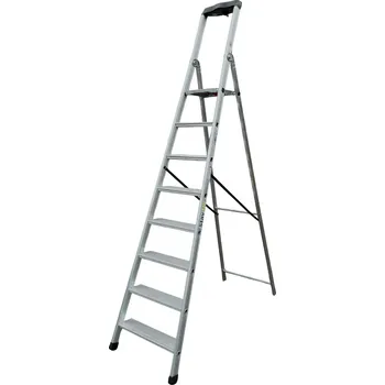 Žebřík Facal MAXI 110 Hliníkový stojací žebřík - schůdky 8 stupňů
