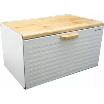 Klausberg KB-7427 - bílý/dřevo - chlebník